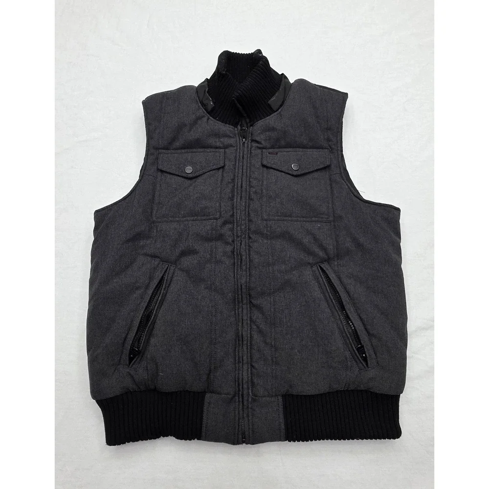 Levi's Men's Black Puffer Vest‎ Size Unknown